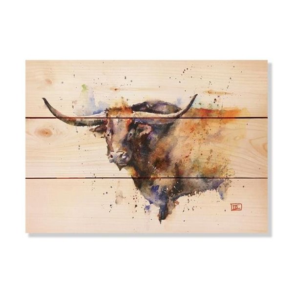 Wile E. Wood Wile E. Wood DCLH-1511 15 x 11 in. Crousers Longhorn Wood Art DCLH-1511